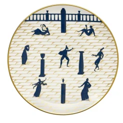 Passeggiata Archeologica White Plate - Limited Edition by Gio Ponti