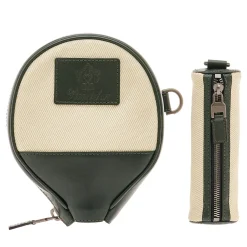 Passion Green Leather Pingpong Racket Holder