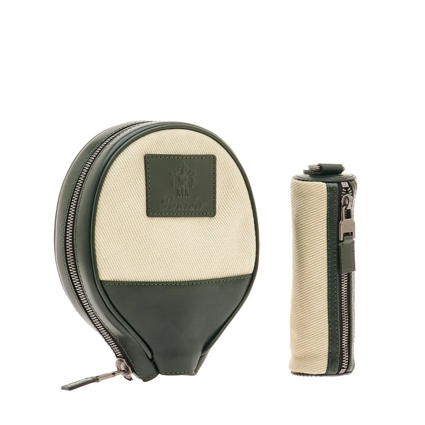 Passion Green Leather Pingpong Racket Holder