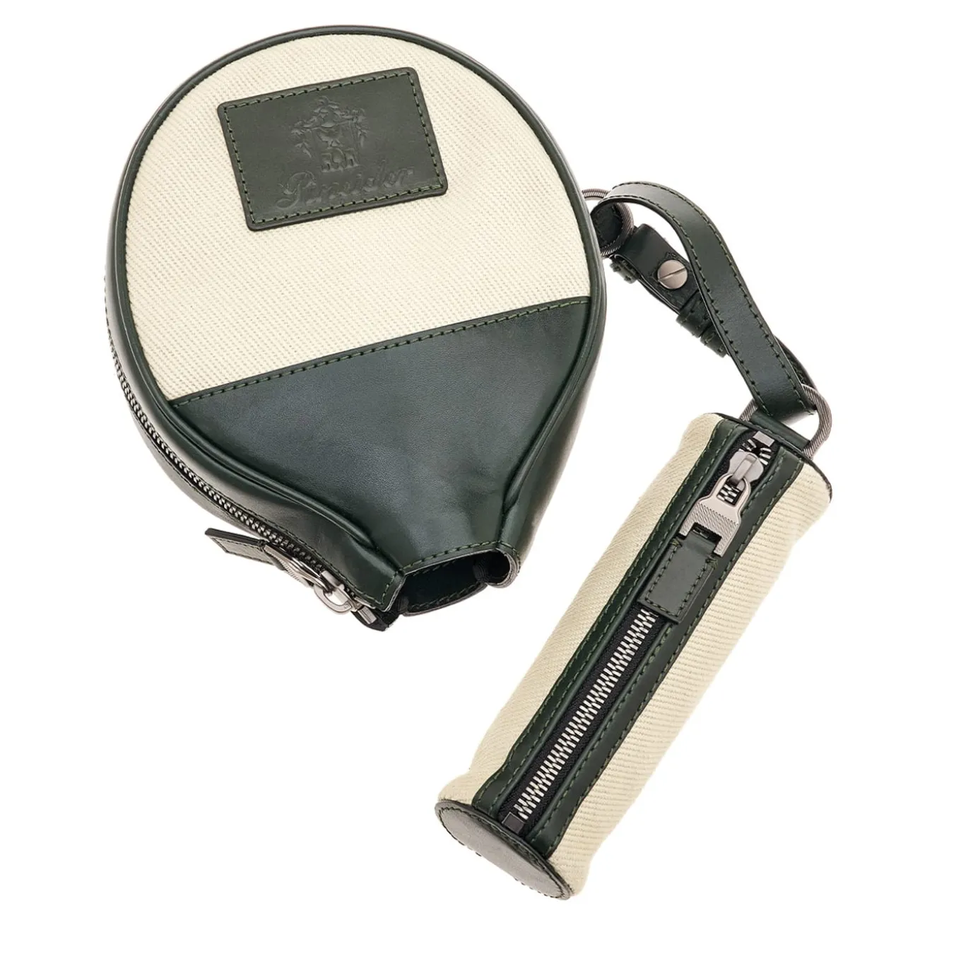 Passion Green Leather Pingpong Racket Holder