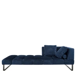 Patmos Asymmetrical Blue Chaise Longue by Terry Dwan