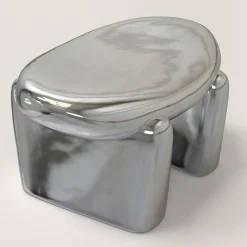 Pau V2 Silver Stool