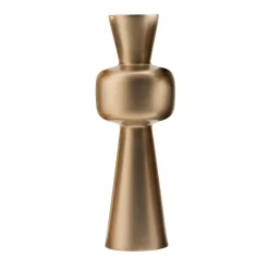 Pauchy Paire Matt Gold Ceramic Decorative Vase