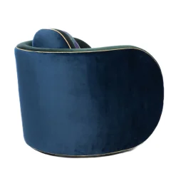 Pavo Velvet Green Armchair by Antonio Aricò