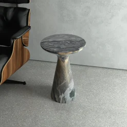 Pawn Cipollino Marble Cocktail Side Table