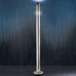21515/P-C Silver Floor Lamp
