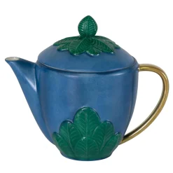 PEACOCK CREAMER - BLUE AND GOLD