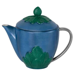 PEACOCK CREAMER - BLUE AND SILVER