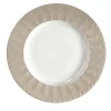 PEACOCK DINNER PLATE - BEIGE