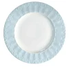 PEACOCK DINNER PLATE - LIGHT BLUE
