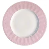 PEACOCK DINNER PLATE - PINK