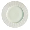 PEACOCK DINNER PLATE - WHITE #3