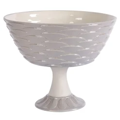 PEACOCK FRUIT STAND - WHITE