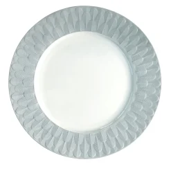 PEACOCK LAY PLATE - LIGHT BLUE