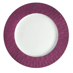 PEACOCK LAY PLATE - PURPLE #2