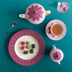 PEACOCK LAY PLATE - PURPLE #2