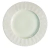 PEACOCK LAY PLATE - WHITE