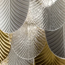 Peacock Medium Gold Chandelier