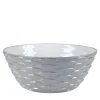 PEACOCK SALAD BOWL - SILVER