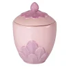 PEACOCK SUGAR BOWL - PINK