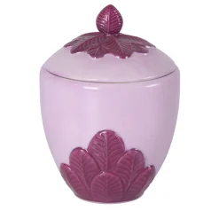 PEACOCK SUGAR BOWL - PURPLE