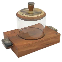 Pear Wood Truffle Holder