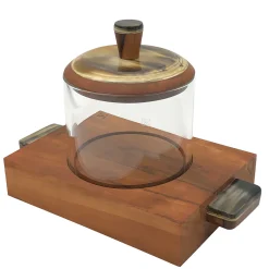 Pear Wood Truffle Holder