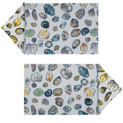 Pebbles Set of 2 Polychrome Placemats + 2 Napkins