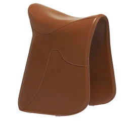 Pepe Brown Stool by Raffaella Mangiarotti