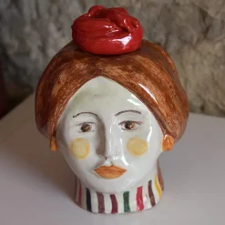 Peperina Modern Polychrome Moor's Head