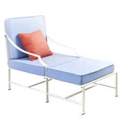 Perennial Chaise Lounge by Silvia Refaldi in Stainless Steel