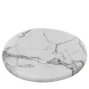Perfeo Round Chopping Board in White Carrara Marble