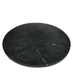Perfeo Round Chopping Board in Black Marquina Marble