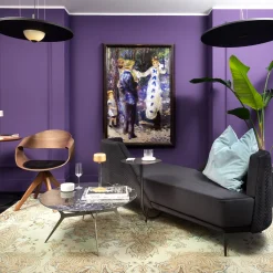 Pergy Vis-à-Vis Black Sofa