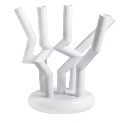 Periferie - 2021 White Vase by Ennio Nonni