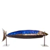 Pesce Sega Blu Sculpture