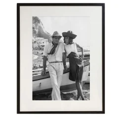 Peter And Britt Framed Print by Keystone