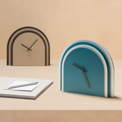 Petrol Blue Central Desk Clock