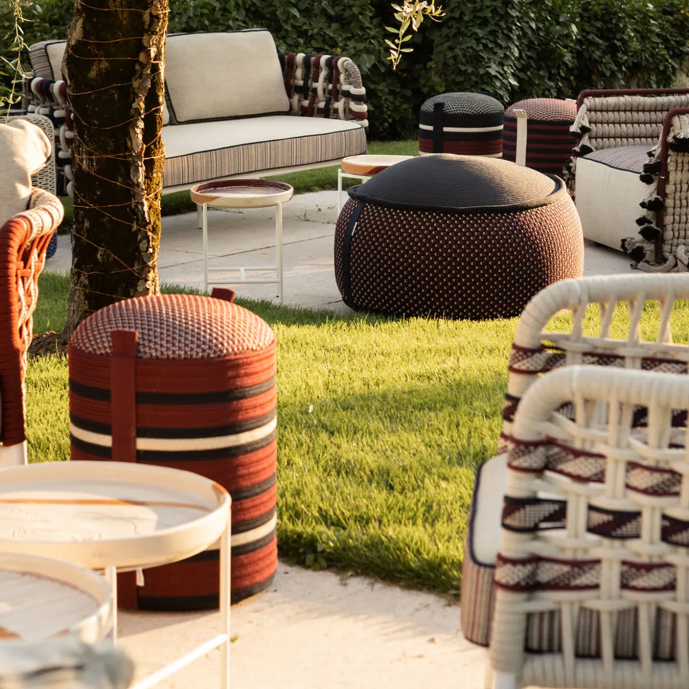 Phanteon Outdoor Pouf by Antonio Marras #1