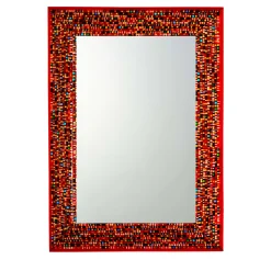 Phoenix Mosaic Framed Mirror in Murano Glass