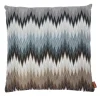 Phrae Gray & Light Blue Tones Cushion
