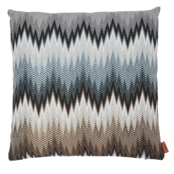 Phrae Gray & Light Blue Tones Cushion