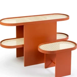 Piani Copper Side Table by Patricia Urquiola