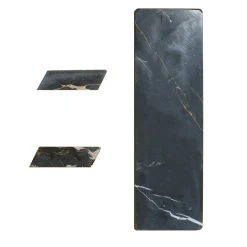 4-Piece Marquina Black Marble Sushi Set