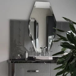 4-Piece Oyster Leather Bathroom Set