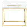 Piero White Side Table