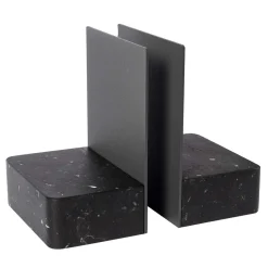 Pietra L08 Bookend in Nero Marquinia Marble by Piero Lissoni