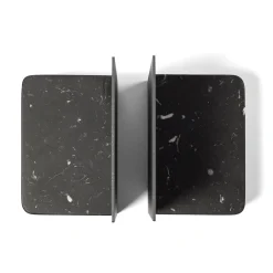 Pietra L08 Bookend in Nero Marquinia Marble by Piero Lissoni