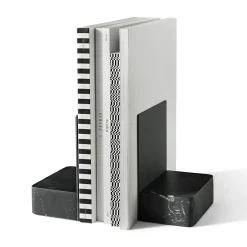Pietra L08 Bookend in Nero Marquinia Marble by Piero Lissoni