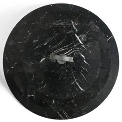 Pietra L12 Cake Stand in Nero Marquinia Marble by Piero Lissoni